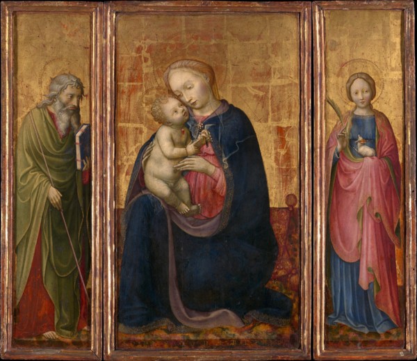 Madonna and Child with Saints Philip and Agnes, ca. 1425-30. Creator: Donato de' Bardi.