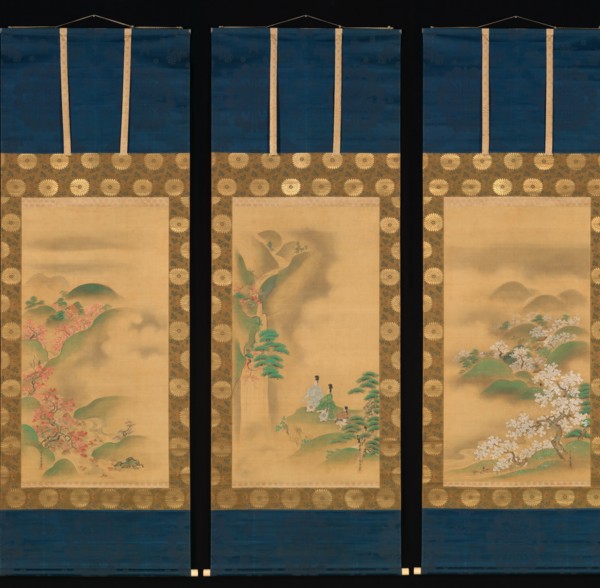 Nunobiki Waterfall, Mount Yoshino, and Tatsuta River, after 1709. Creator: Kanô Yôboku Tsunenobu.