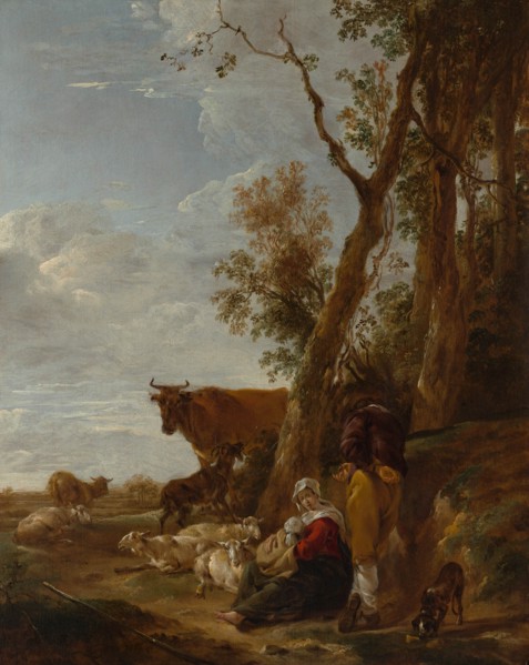 Rest, 1644. Creator: Nicolaes Berchem.