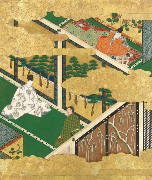 The Oak Tree (Kashiwagi), late 16th-early 17th century. Creator: Tosa Mitsuyoshi.