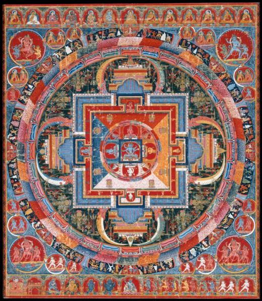 Mandala of Jnanadakini, late 14th century. Creator: Unknown.