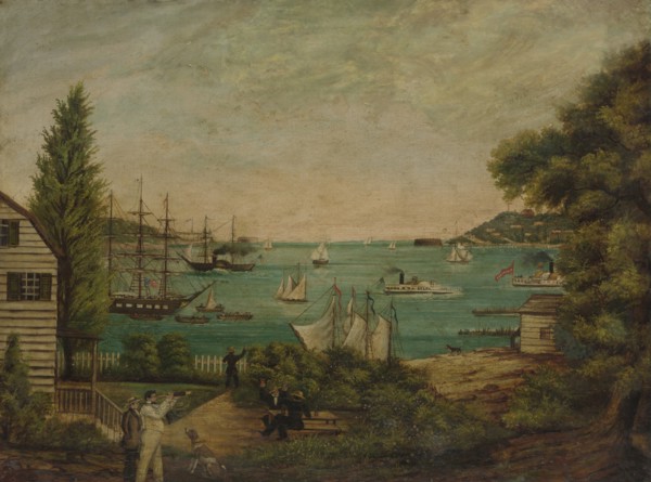 View from Staten Island, ca. 1855. Creator: Unknown.