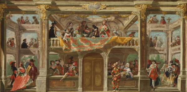 A Masked Ball in Bohemia, ca. 1748. Creator: Andreas Altomonte.