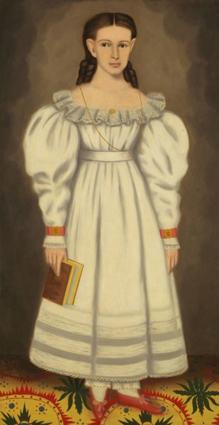 Girl of the Bangs-Phelps Family, ca. 1848. Creator: Erastus Salisbury Field.