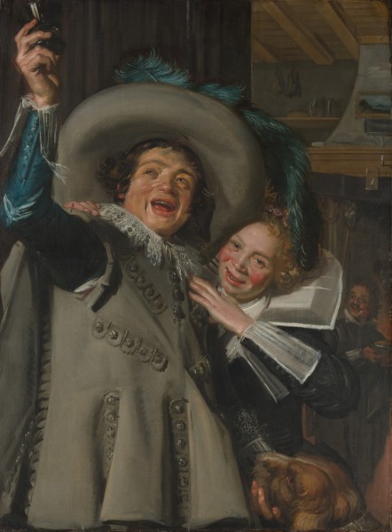 Young Man and Woman in an Inn, 1623. Creator: Frans Hals.