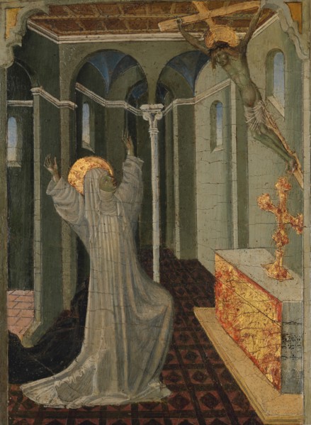 Saint Catherine of Siena Receiving the Stigmata, ca. 1447-65. Creator: Giovanni di Paolo.