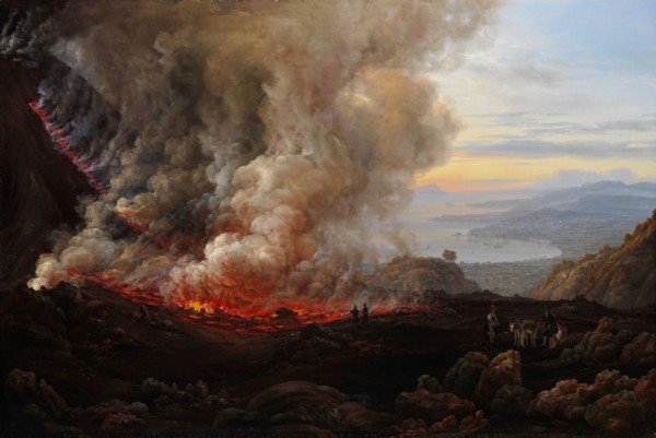 An Eruption of Vesuvius, 1824. Creator: Johan Christian Dahl.