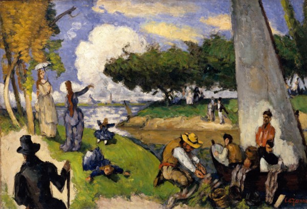 The Fishermen (Fantastic Scene), ca. 1875. Creator: Paul Cezanne.