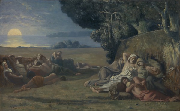 Sleep, ca. 1867-70. Creator: Pierre Puvis de Chavannes.