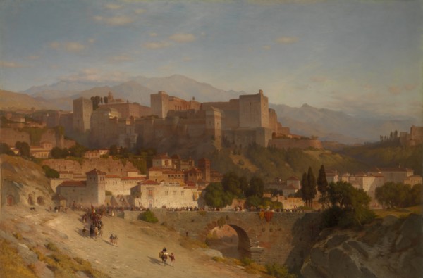 The Hill of the Alhambra, Granada, 1865. Creator: Samuel Colman.