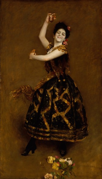 Carmencita, 1890. Creator: William Merritt Chase.