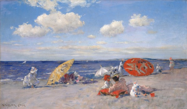 At the Seaside, ca. 1892. Creator: William Merritt Chase.