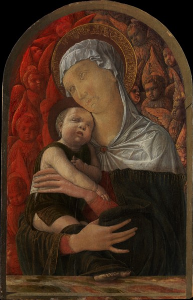 Madonna and Child with Seraphim and Cherubim, ca. 1454. Creator: Andrea Mantegna.