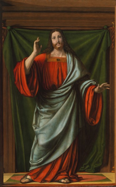Christ Blessing. Creator: Andrea Solario.