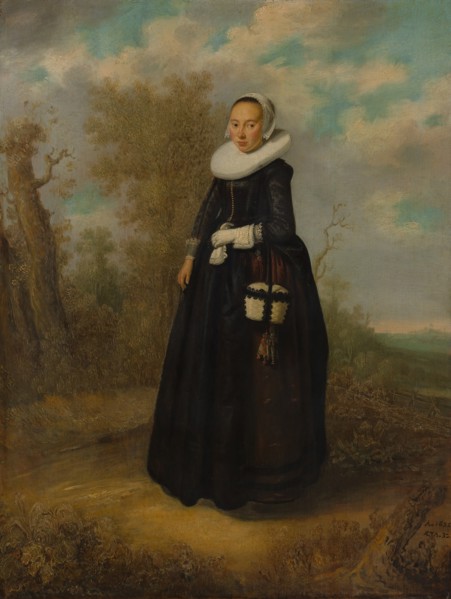 A Young Woman in a Landscape. Creator: Dutch Painter (dated 1636).