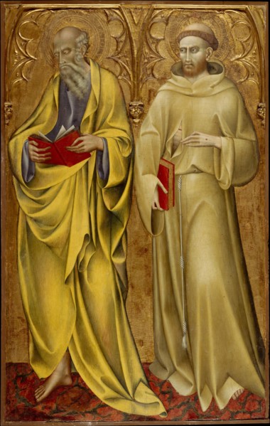Saints Matthew and Francis, ca. 1435. Creator: Giovanni di Paolo.