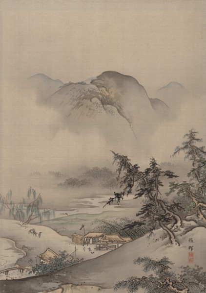 Landscape, ca. 1885-89. Creator: Hashimoto Gaho.
