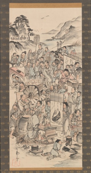 Drinking Festival of the Eight Immortals of the Wine Cup, late 18th century. Creator: Unknown.