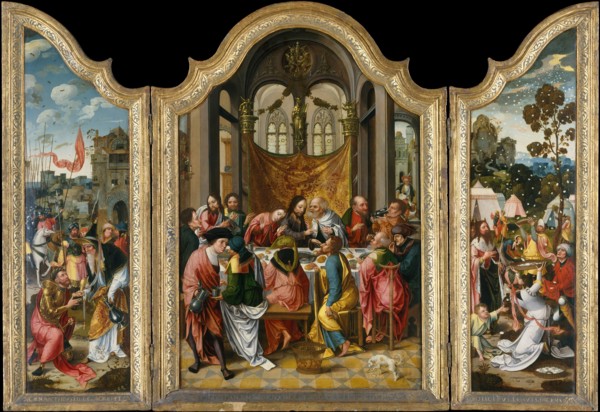 The Last Supper, 1515-20. Creator: Netherlandish (Antwerp Mannerist) Painters (first quarter 16th century).