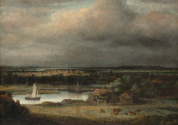 Wide River Landscape, ca. 1648-49. Creator: Philip Koninck.