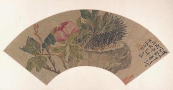 Peony, 19th century. Creator: Ren Xiong.