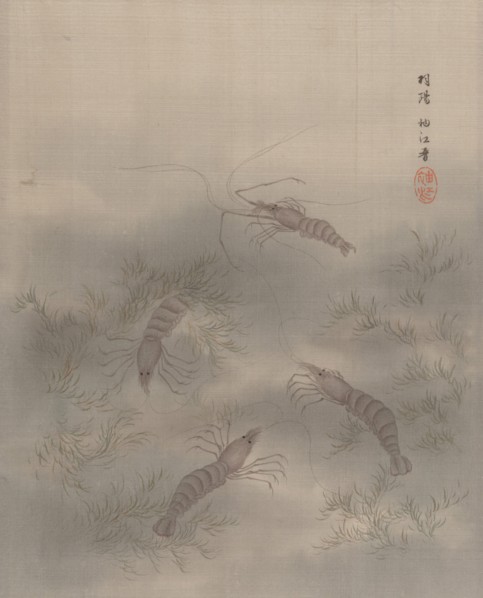 Shrimp (Ebi), ca. 1890-92. Creator: Seki Shuko.