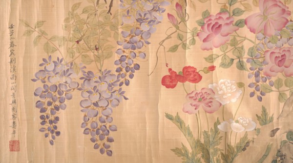 Roses and Wisteria, probably 18th-19th century. Creator: Unknown.