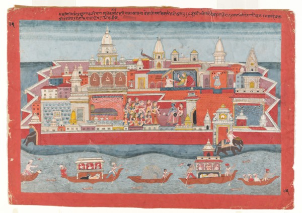 Folio from a Bhagavata Purana series, ca. 1775-1800. Creator: Unknown.