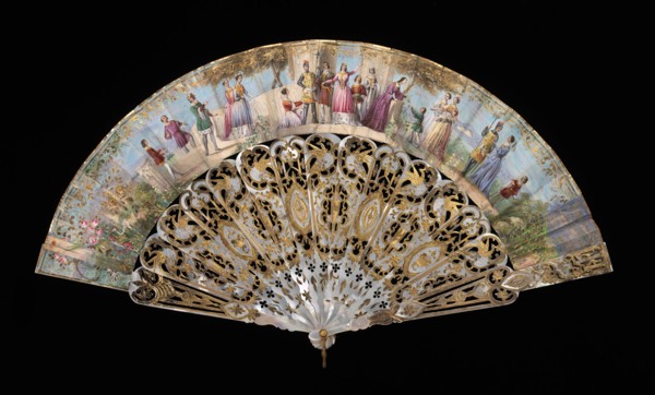 Fan, 1855-65. Creator: Unknown.