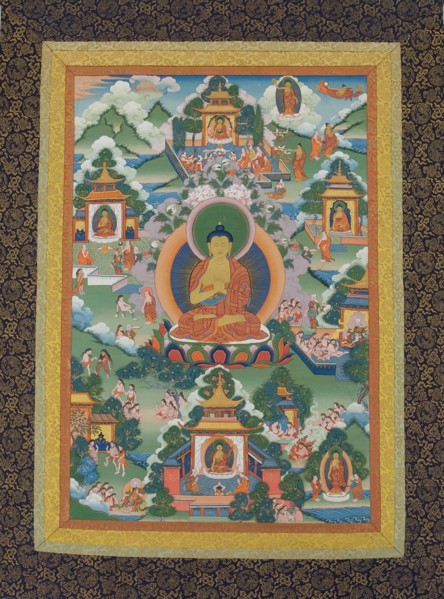 Buddha Seated on a Lotus Pedestal, 19th century. Creator: Unknown.