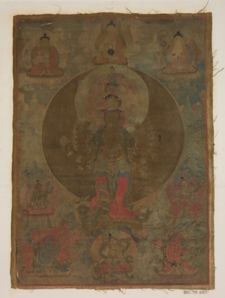 Panel from Painting of a Thousand-Armed Guanyin, date unknown. Creator: Unknown.