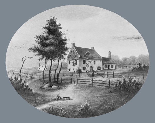 Vechte House at Gowannus, Brooklyn, New York, 1865. Creator: Unknown.