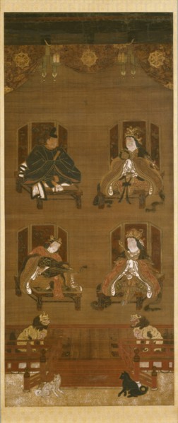 The Four Deities of Koyasan Temple Complex, late 14th century. Creator: Unknown.