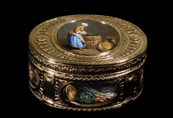 Snuffbox with kitchen scenes, 18th century (?). Creator: Unknown.