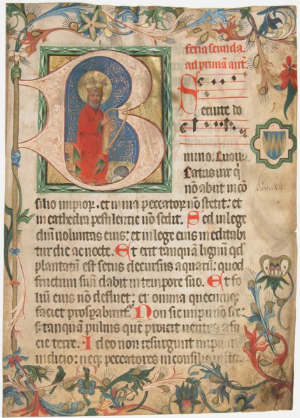 Manuscript Leaf from a Missal, late 15th century. Creator: Unknown.