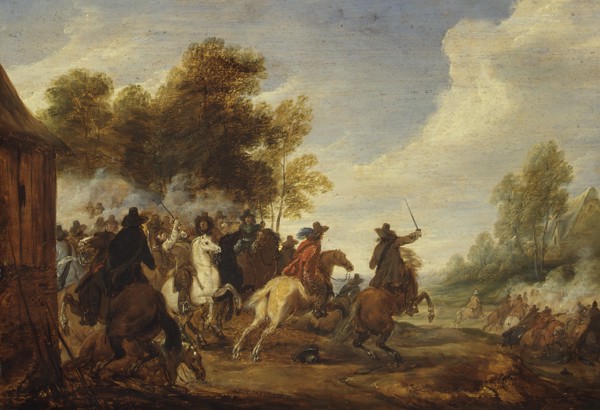A Cavalry Engagement. Creator: Adam Frans van der Meulen.