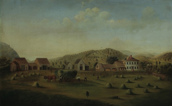 Leete Farm, West Claremont, New Hampshire, ca. 1822. Creator: Francis Alexander.
