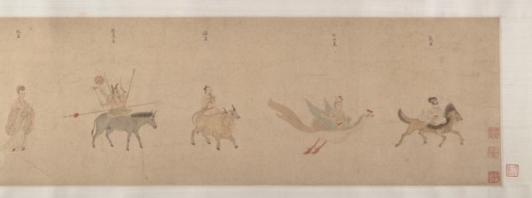Divinities of the Planets and Constellations, 16th century. Creator: Qiu Ying.