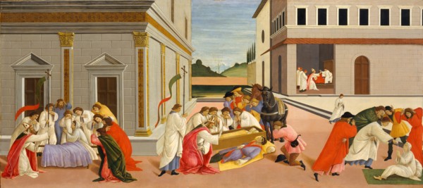 Three Miracles of Saint Zenobius, ca. 1500. Creator: Sandro Botticelli.