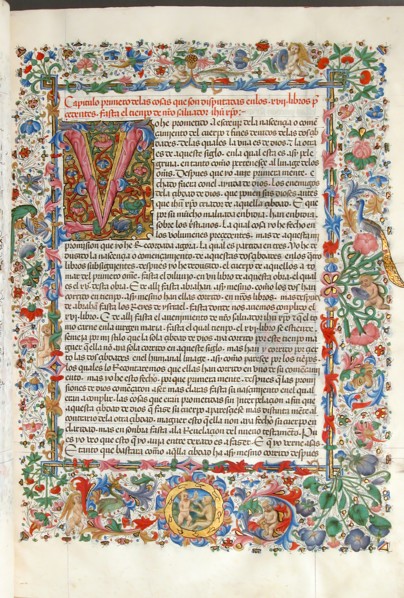 Spanish Translation of Saint Augustine's "City of God", 1446-82. Creator: Cano de Aranda.