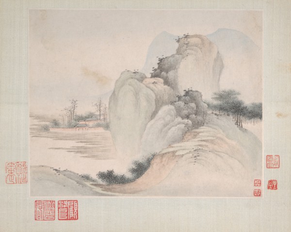 Landscapes Painted for Yuweng, dated 1673. Creator: Fan Qi.
