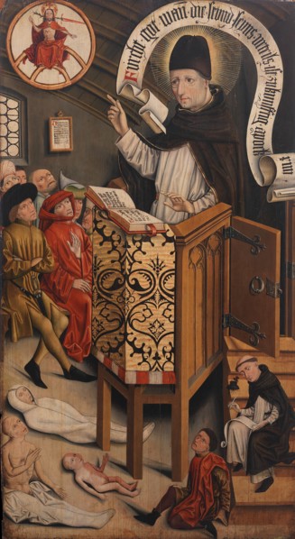 Sermon of Saint Albertus Magnus, ca. 1430-95. Creator: Friedrich Walther.