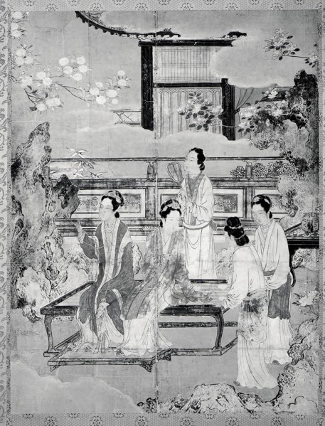 Women at Chinese Court, 16th century. Creator: Unknown.
