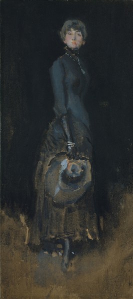 Lady in Gray, ca. 1883. Creator: James Abbott McNeill Whistler.