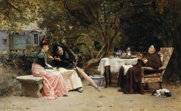The Reprimand, 1874. Creator: Jehan Georges Vibert.