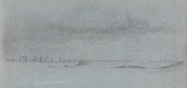 Sketchbook of Italian Landscape Subjects, 1869. Creator: Jervis McEntee.