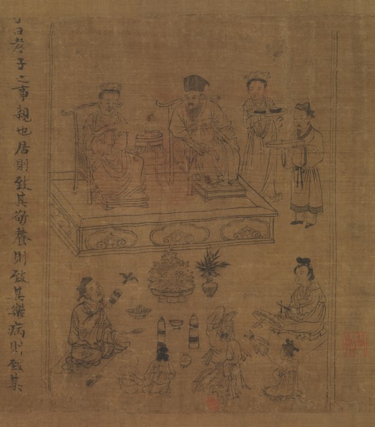 The Classic of Filial Piety, ca. 1085. Creator: Li Gonglin.