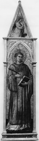 Saint Stephen (with the Angel of the Annunciation). Creator: Martino di Bartolomeo di Biagio.
