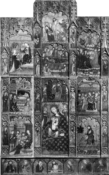 Retable, late 14th or early 15th century. Creator: Master of Cubells.