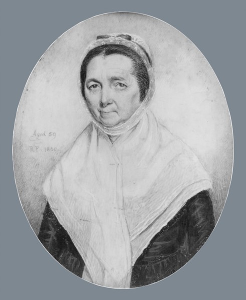 Mrs. John Montgomery (Sarah Diemer), 1800. Creator: Raphaelle Peale.